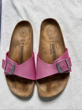Birkenstock Madrid bs metallic fuchsia tulip
